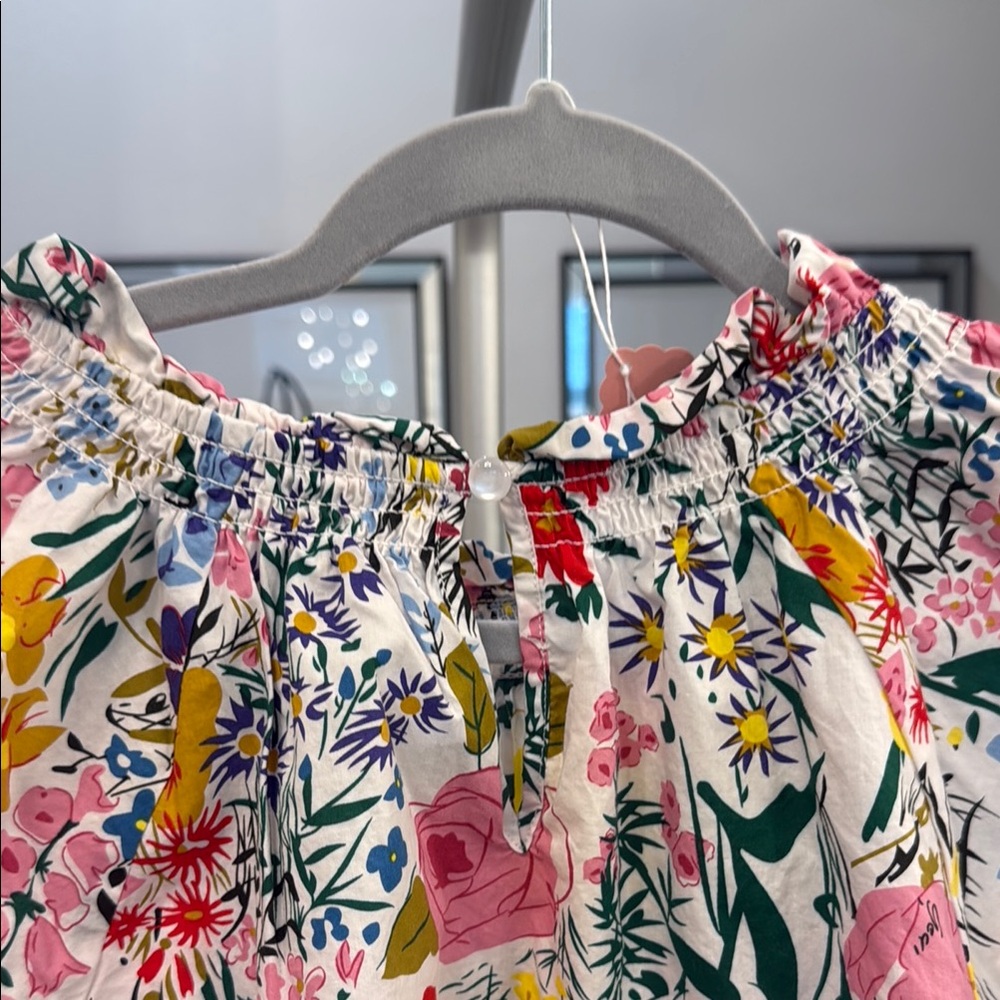 THML Red and Pink Floral Blouse - Picture 3 of 4